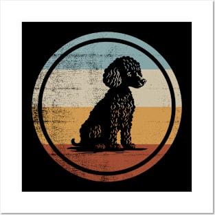 Retro Style Vintage Design Toy Poodle Dog Posters and Art